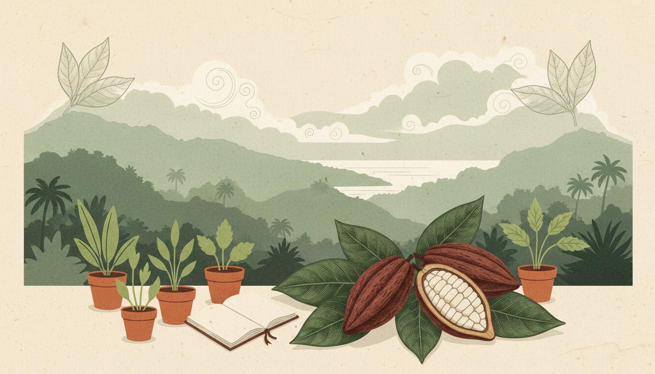 Botanical field-journal illustration for Costa Rica.