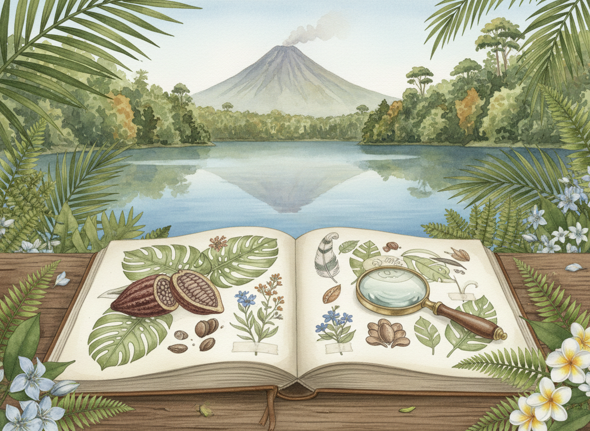 Botanical field-journal illustration for Nicaragua.